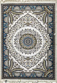 سجادة سوبر حرير ايراني  06A-ازرق