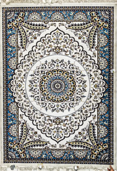 سجادة سوبر  حرير ايراني  06A-ازرق 1.33×1.9