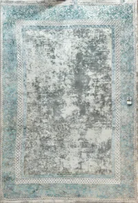 سجادة صنوبي  55A-رصاصي×تركواز