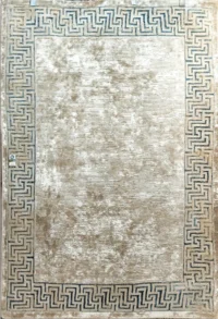 سجادة صنوبي  84A-بيج×ازرق