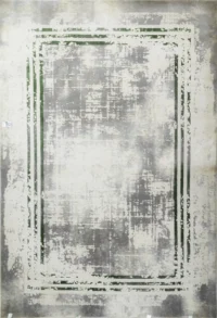 سجادة زيلا  29B-اخضر×رصاصي ف