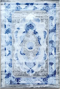 سجادة ضجة -7005K رصاصي×ازرق غ