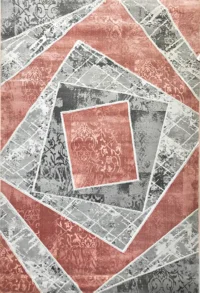 سجادة بريق  مربعات-كشمير×رصاصي