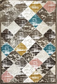 سجادة العاصمة  مربعات منتظمة-كافيه