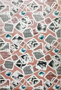 سجادة العاصمة  مربعات متداخلة-كشمير