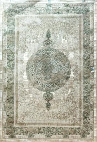 سجادة صنوبي  60A-بيج×اخضر غ