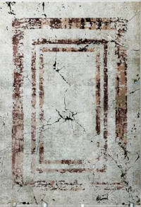 سجادة زويا  64A-كريمي×روز