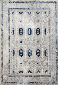 سجادة ستانسا  97A-رصاصي×ازرق غ