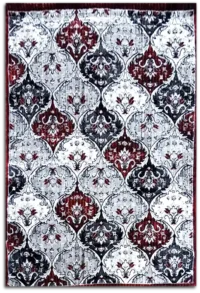 سجادة سيما -2151 احمر×رصاصي ف×غ