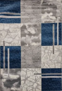 سجادة -مافي  10A رصاصي×ازرق