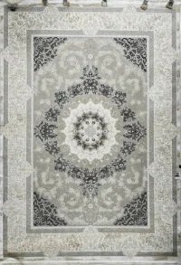 سجادة براشت شانه -00 كلاسيك ابيض×جراي